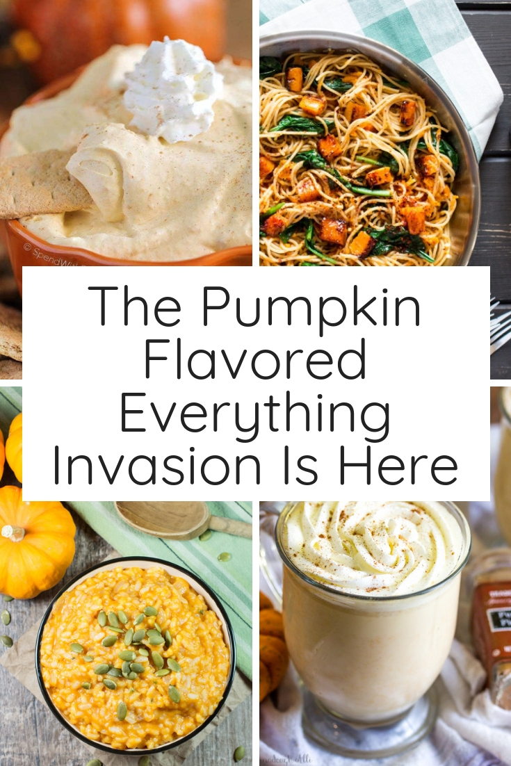 It's Fall, which means everywhere you go and everything you see, has pumpkin in it - and we LOVE it! Embrace the Great Pumpkin Invasion at home with these incredible pumpkin flavored recipes.